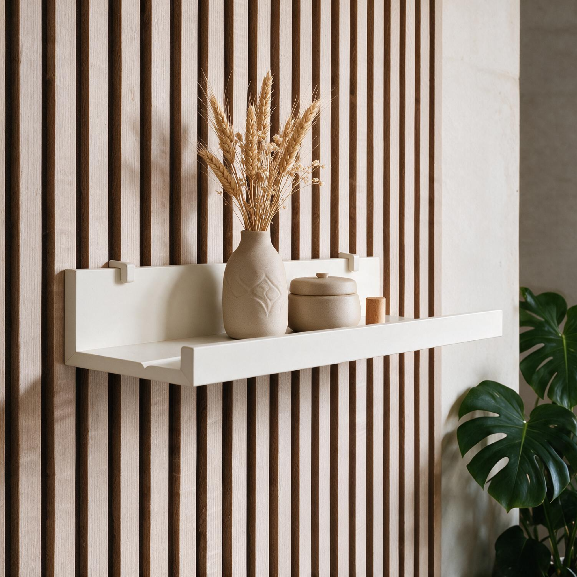 Shelf Brackets for IKEA MOSSLANDA Picture Ledge - Installation: Wall Clip