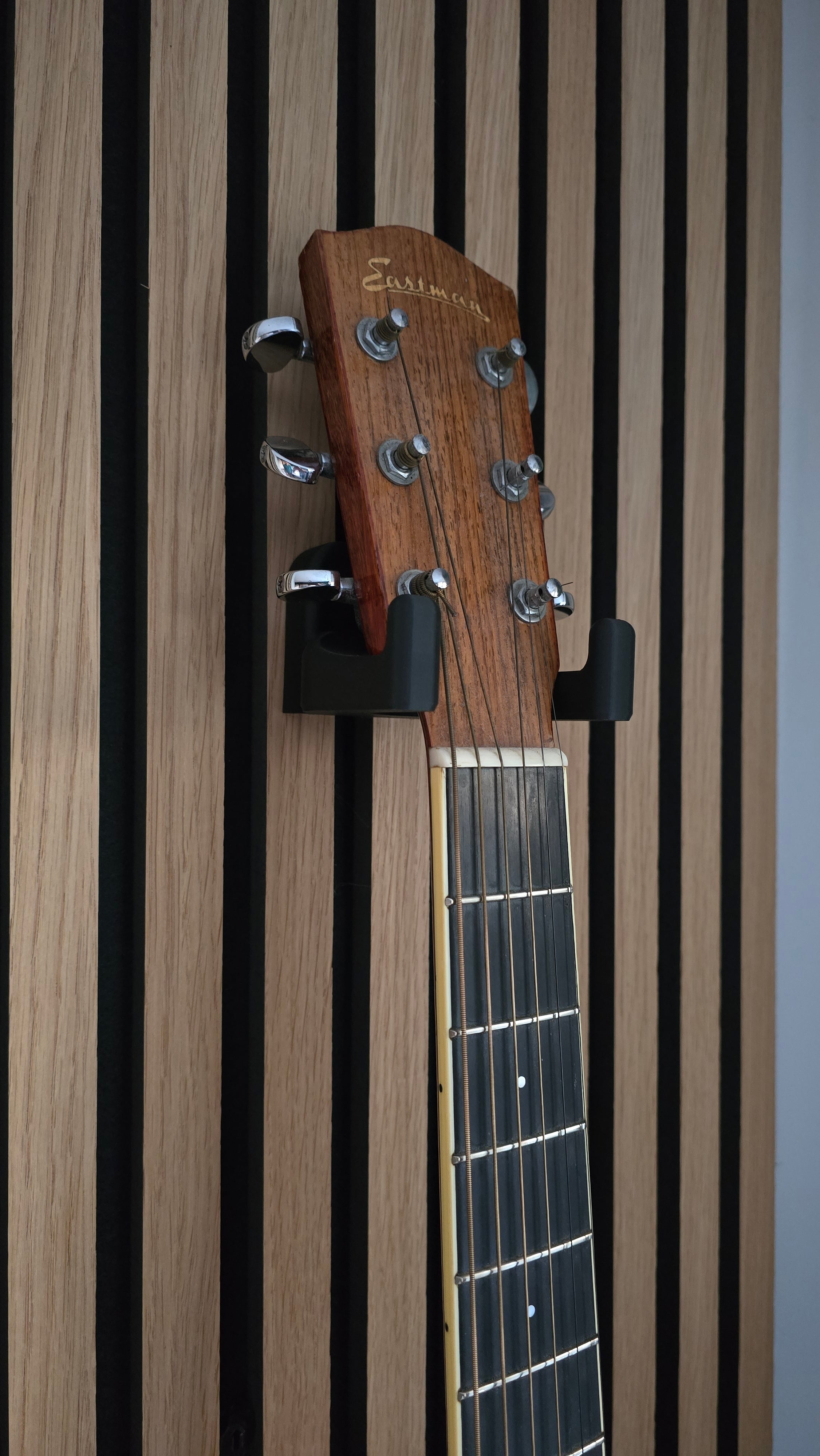 Guitar Hanger for Acoustic Panels - Installation Type: Wall Clip
