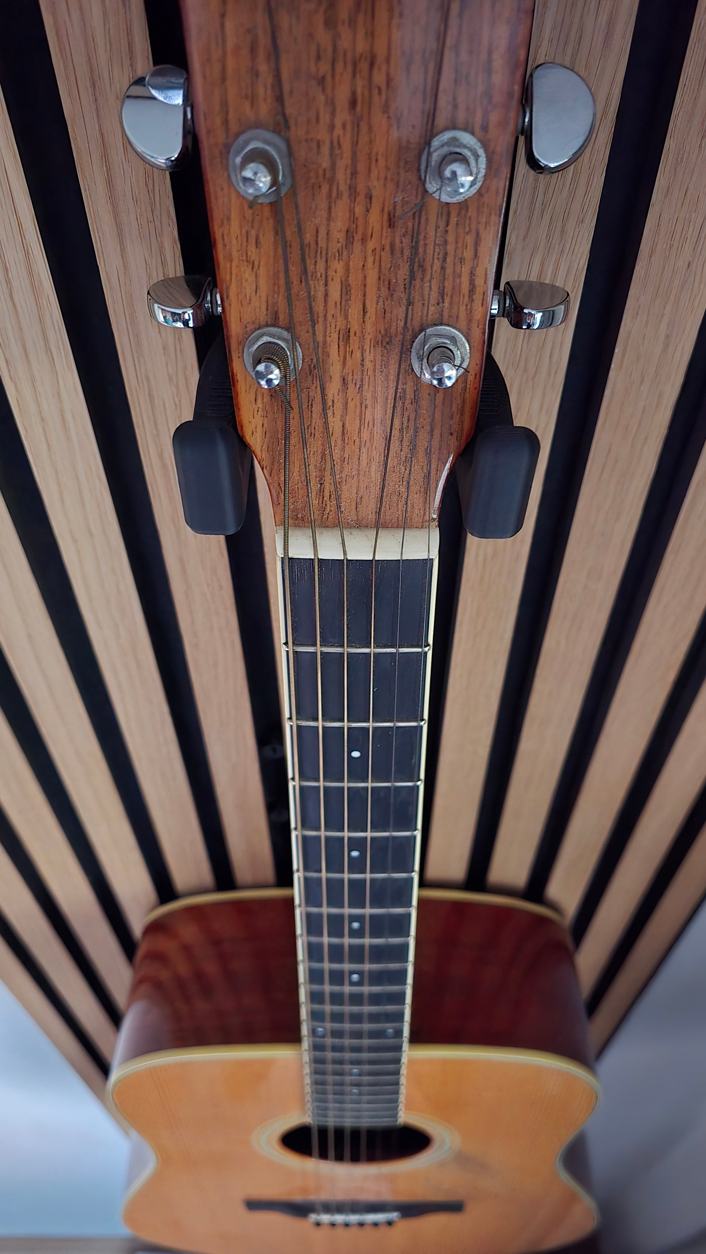 Guitar Hanger for Acoustic Panels - Installation Type: Wall Clip