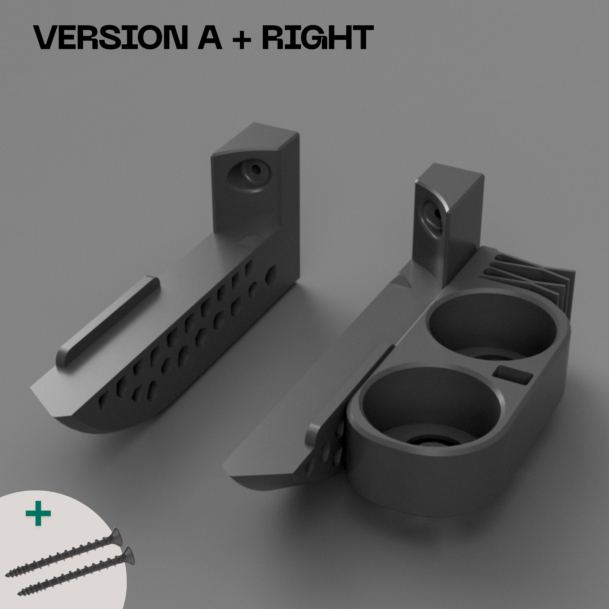 Wall mounts for AUK Mini - Universal Wall Mount - by WallTune