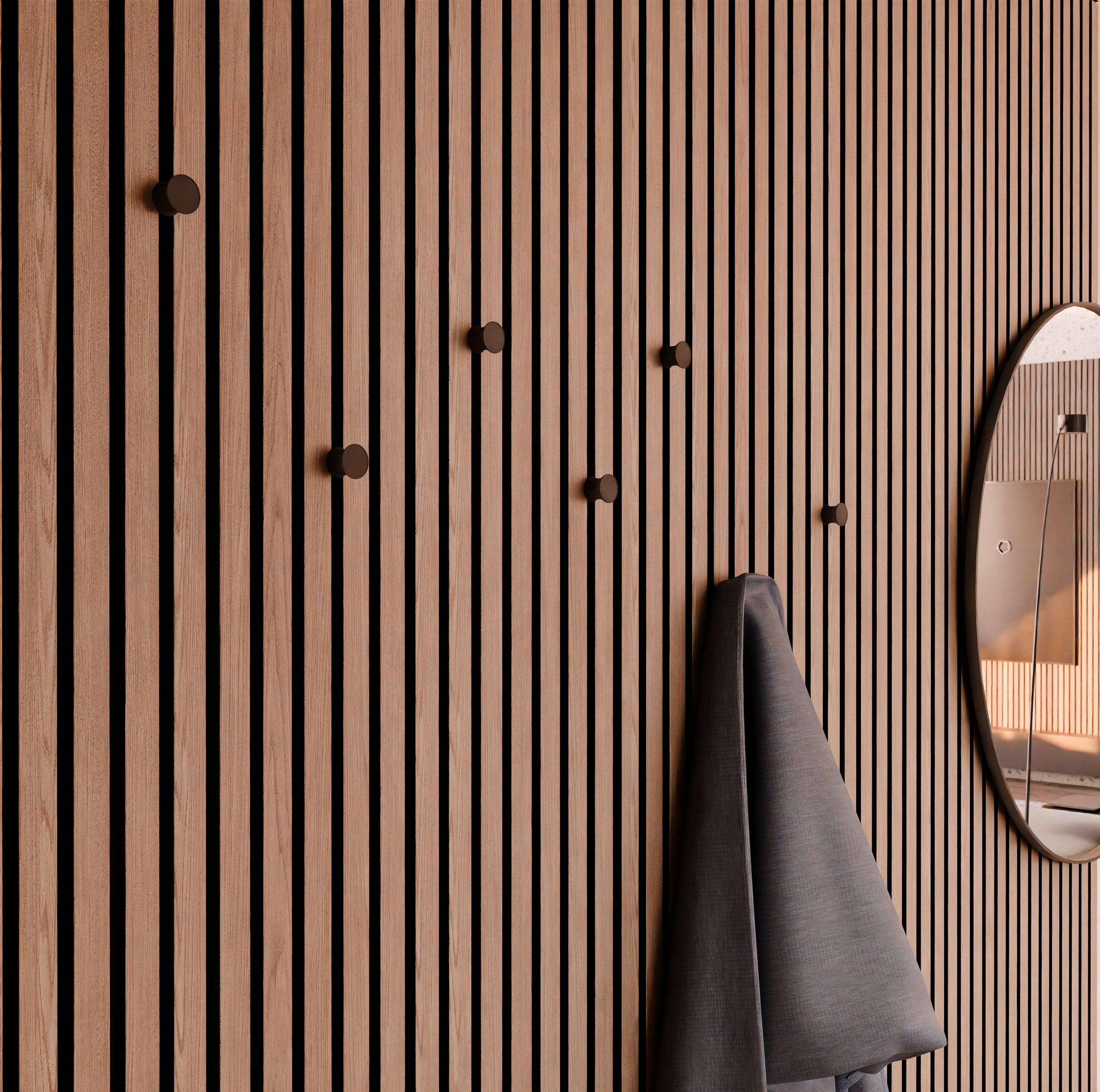 Knob Hook for Acoustic Panels - Installation Type: Wall Clip