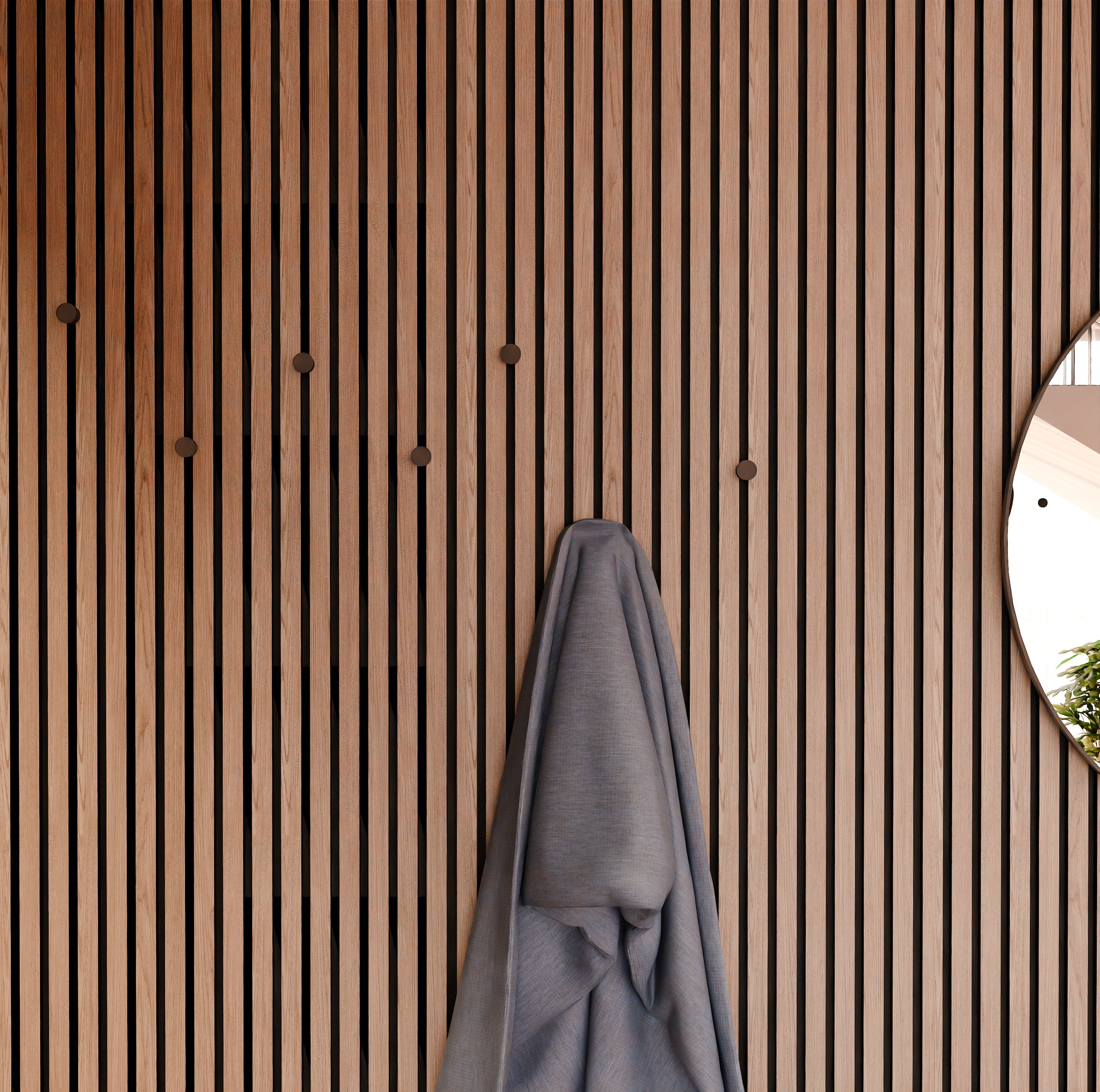 Knob Hook for Acoustic Panels - Installation Type: Wall Clip