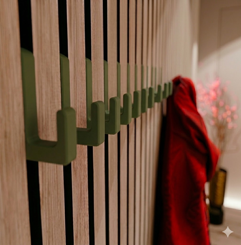 Single Hook Square for Acoustic Panels - Installation Type: Wall Clip