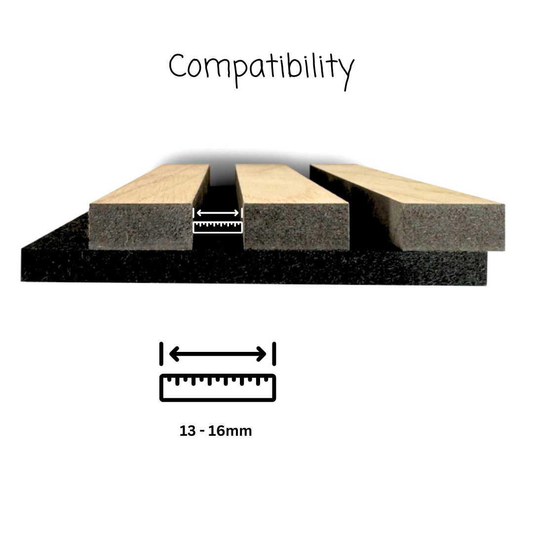 Double Coat Hook for Acoustic Panels - Installation Type: Wall Clip