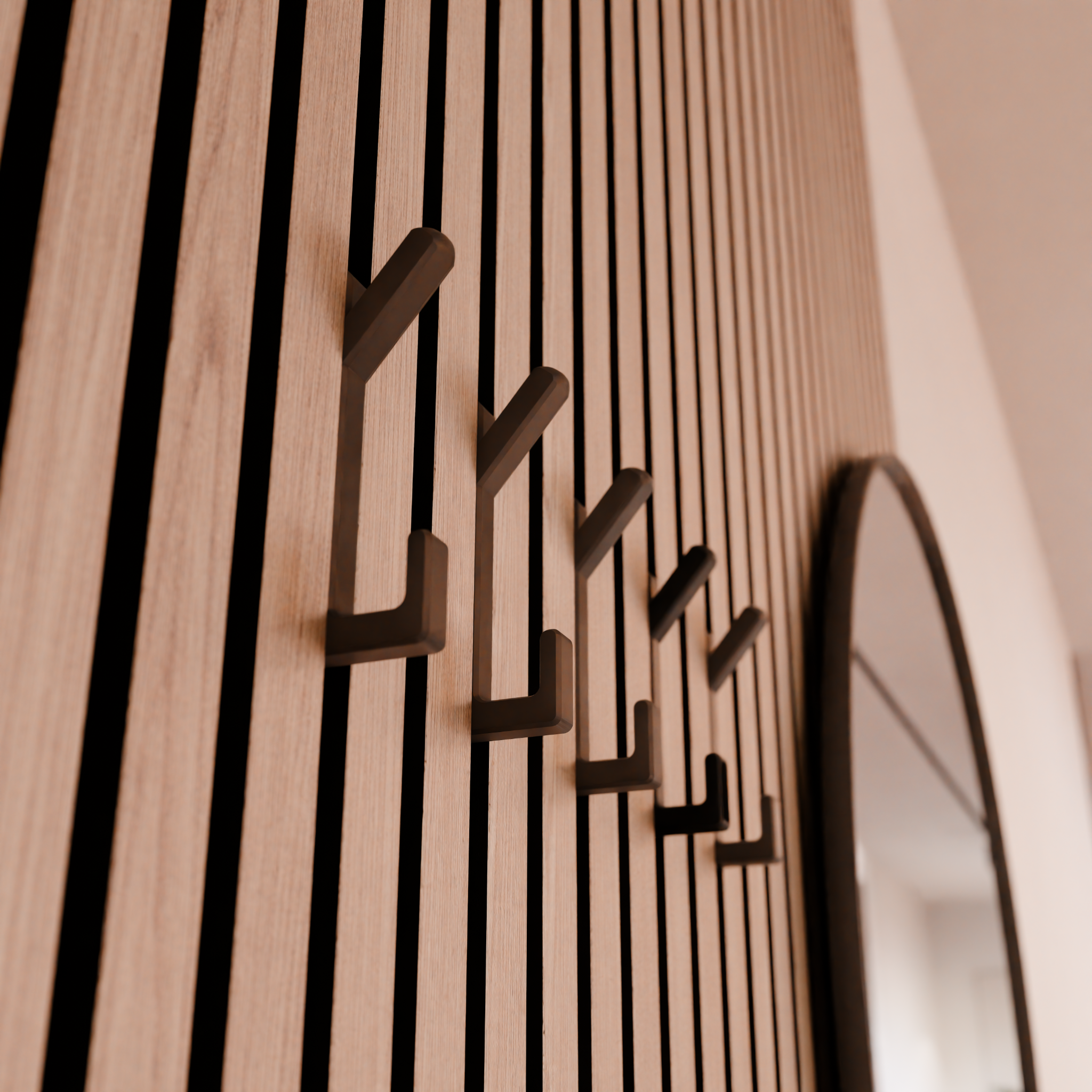 Double Coat Hook for Acoustic Panels - Installation Type: Wall Clip