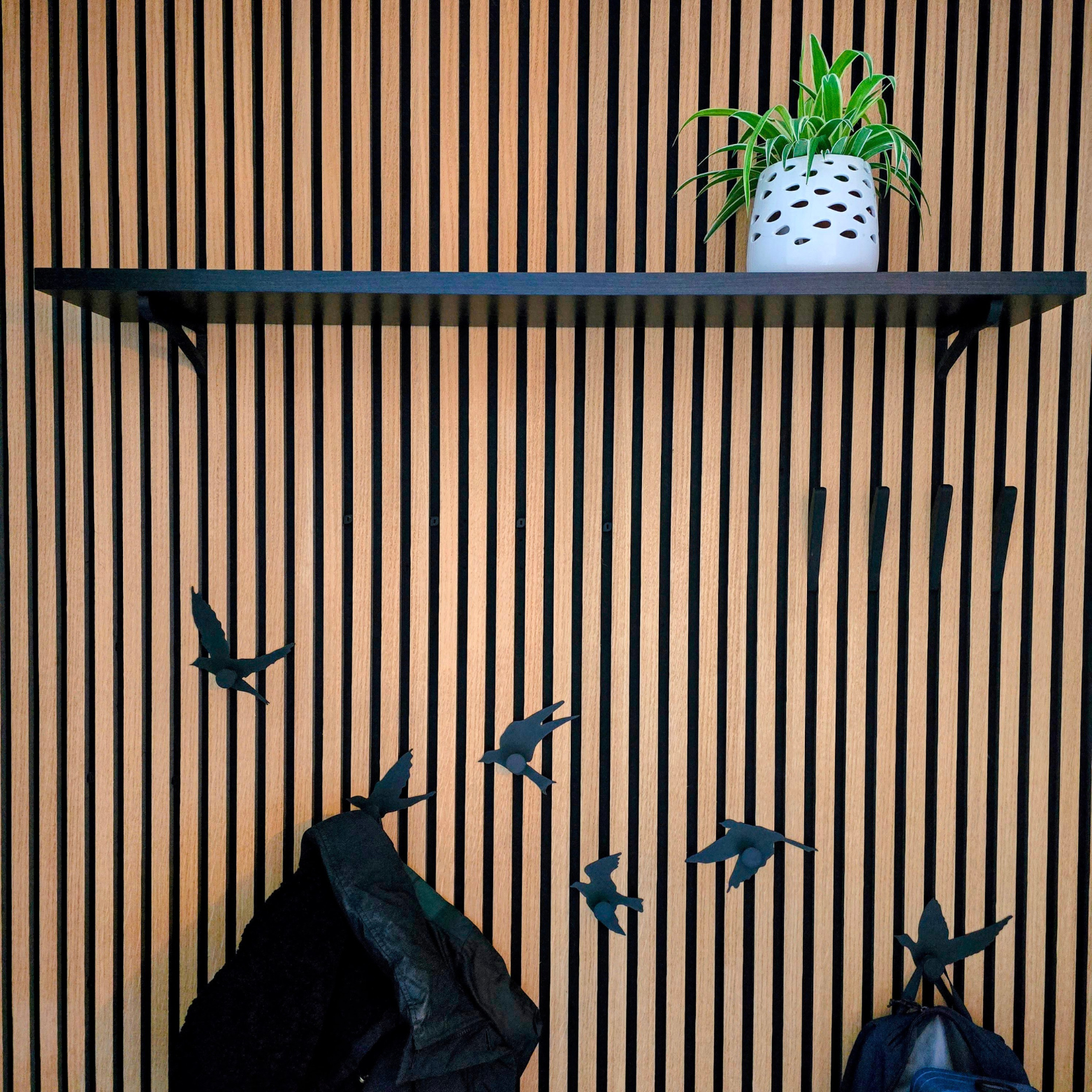 Shelf Brackets for Acoustic Panels - Installation Type: Wall Clip