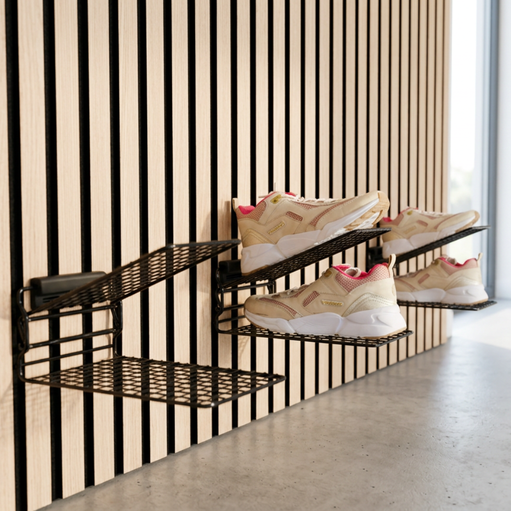 Mount for IKEA SKOSTALL Shoe Organizer - Installation: Wall Clip