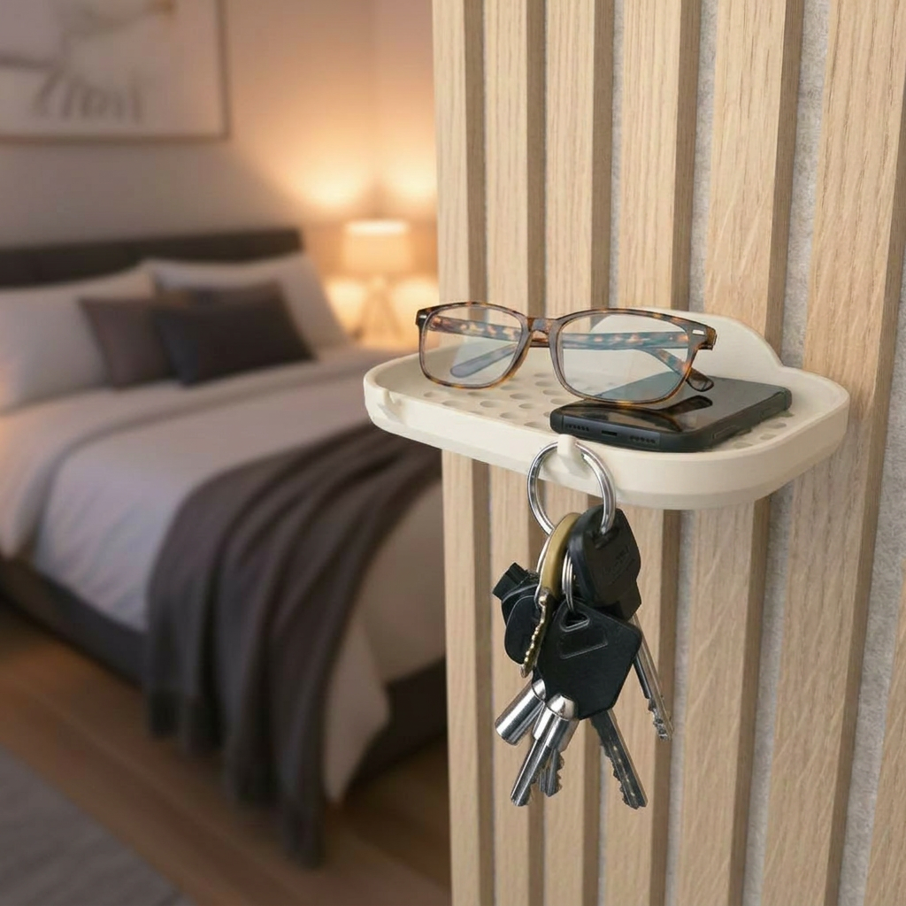 Key Tray - Installation: Wall Clip