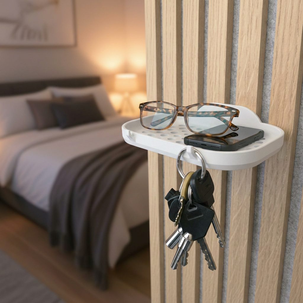 Key Tray - Installation: Wall Clip