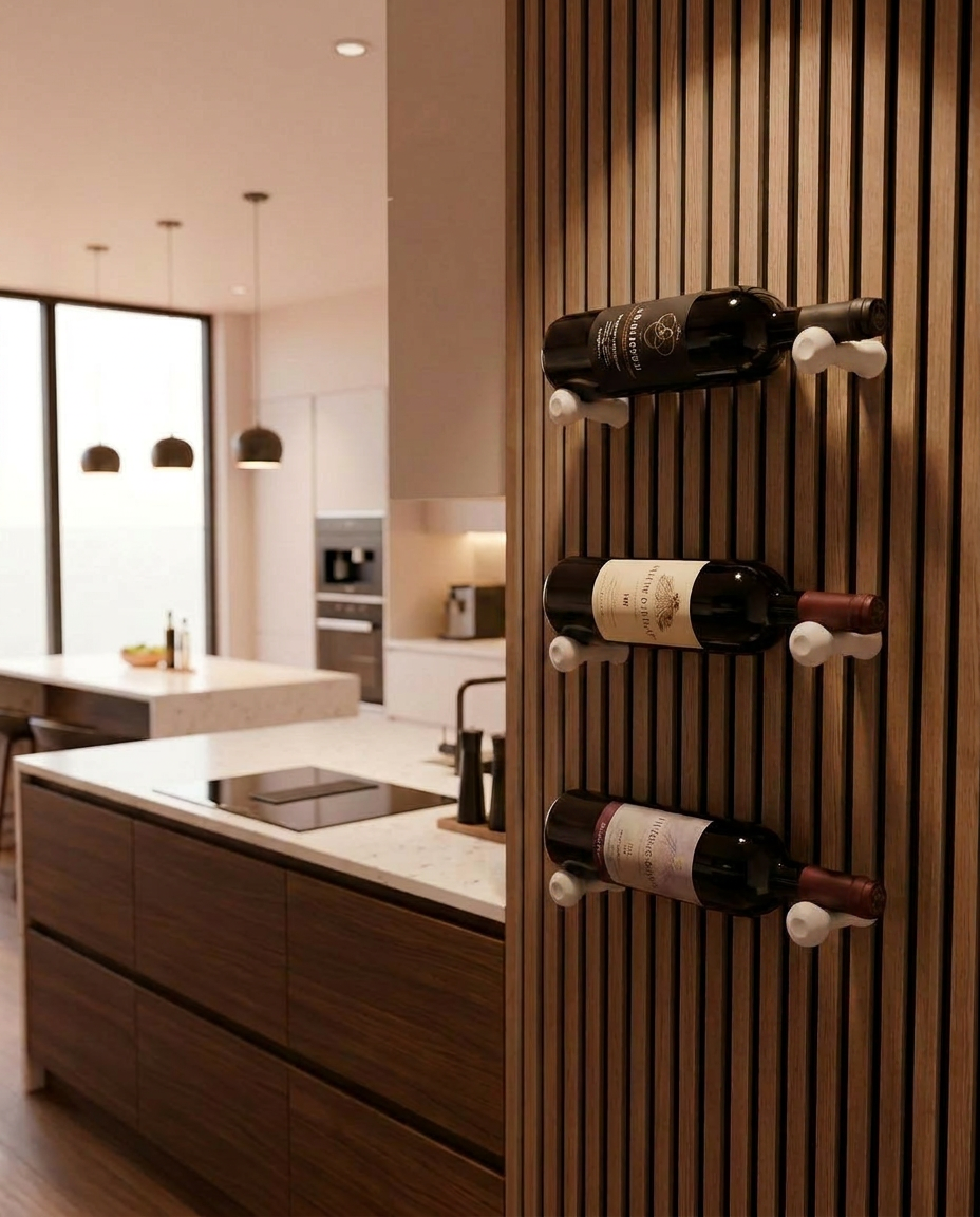 Wine Bottle Rack/Holders – Wine Rack System - Installation: Wall Clip