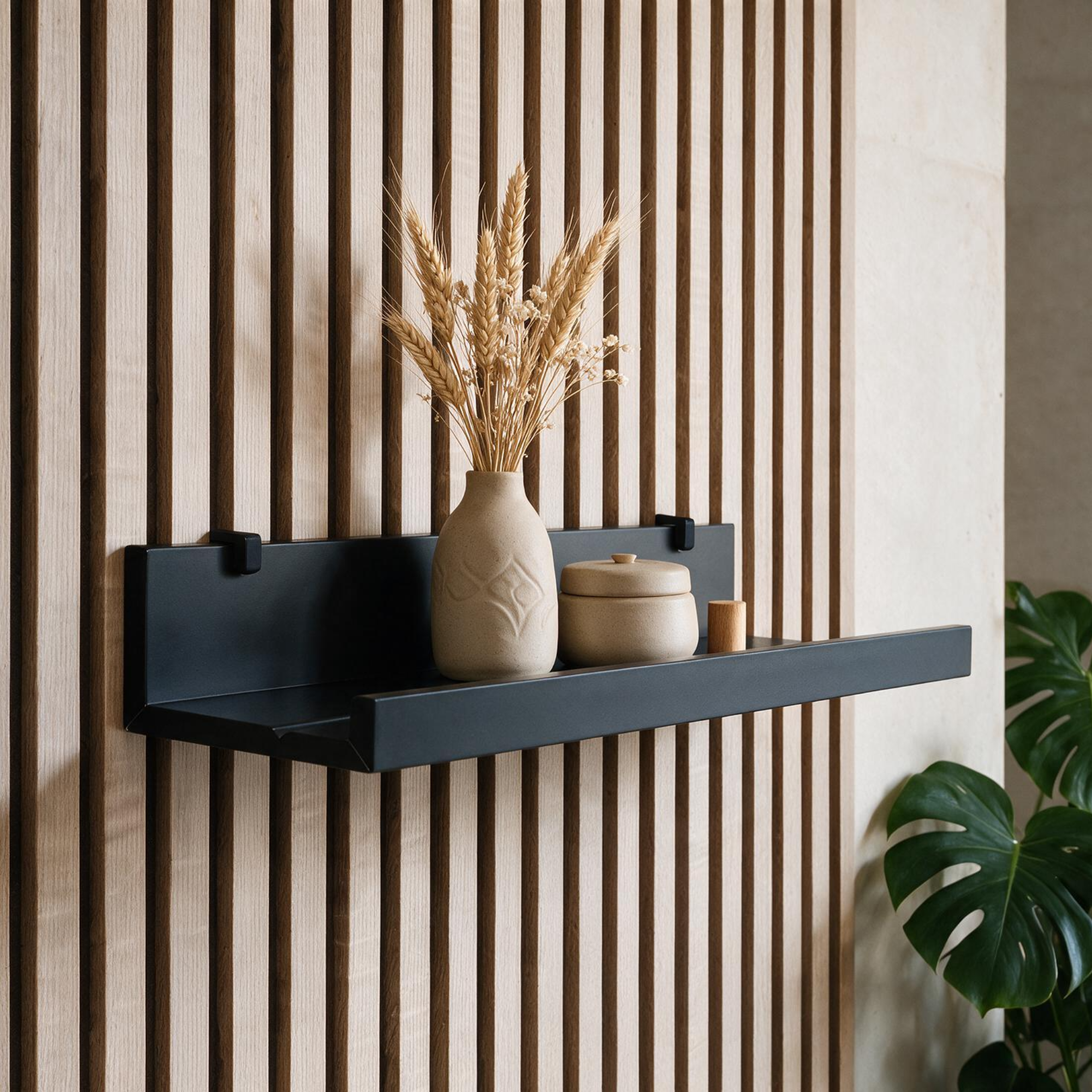 Shelf Brackets for IKEA MOSSLANDA Picture Ledge - Installation: Wall Clip