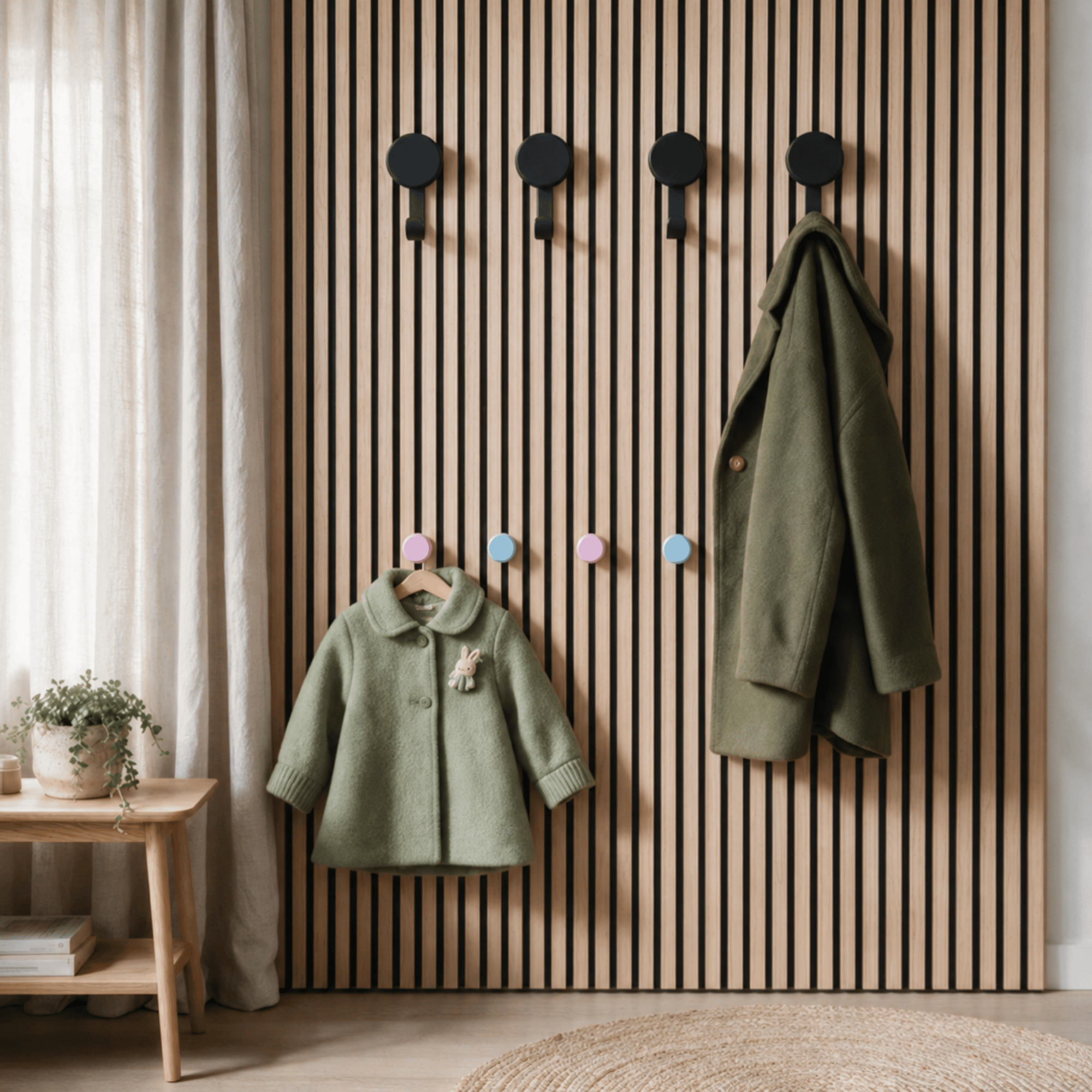 Round Hanger/Hook - Installation: Screw-In