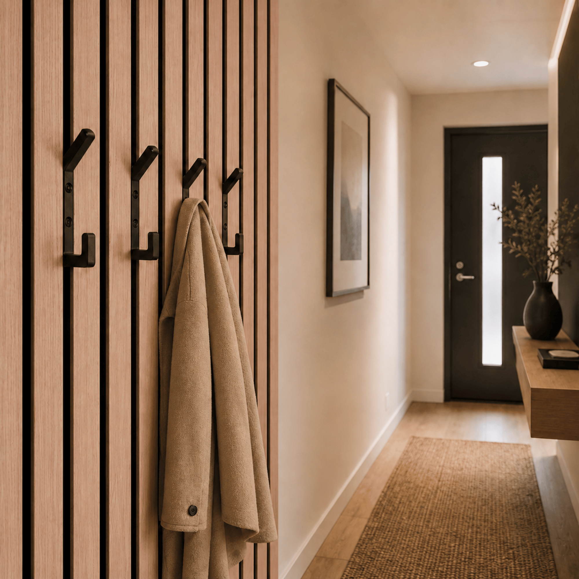 Double Coat Hook - Installation: Screw-in
