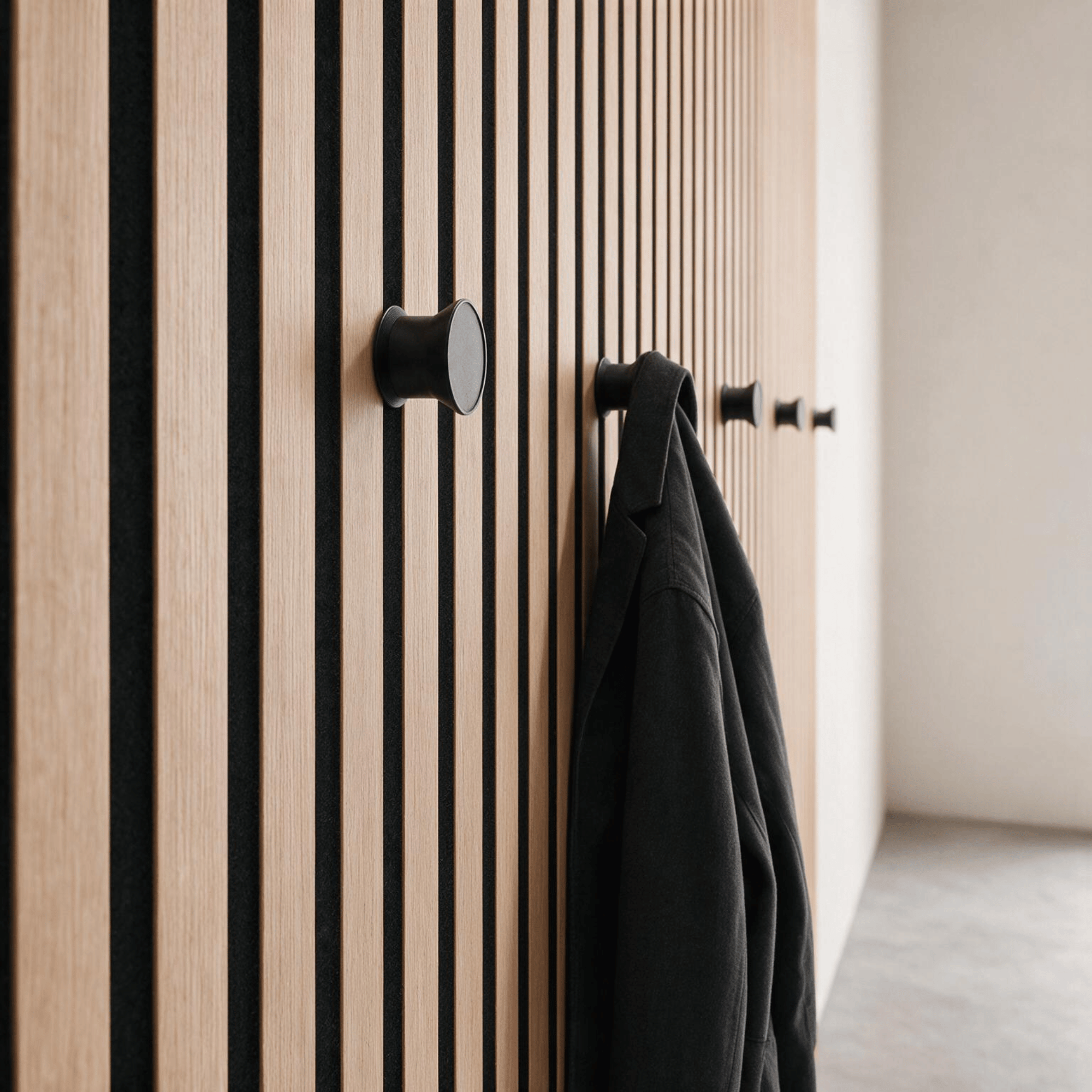 Knob Hook - Installation: Wall Clip