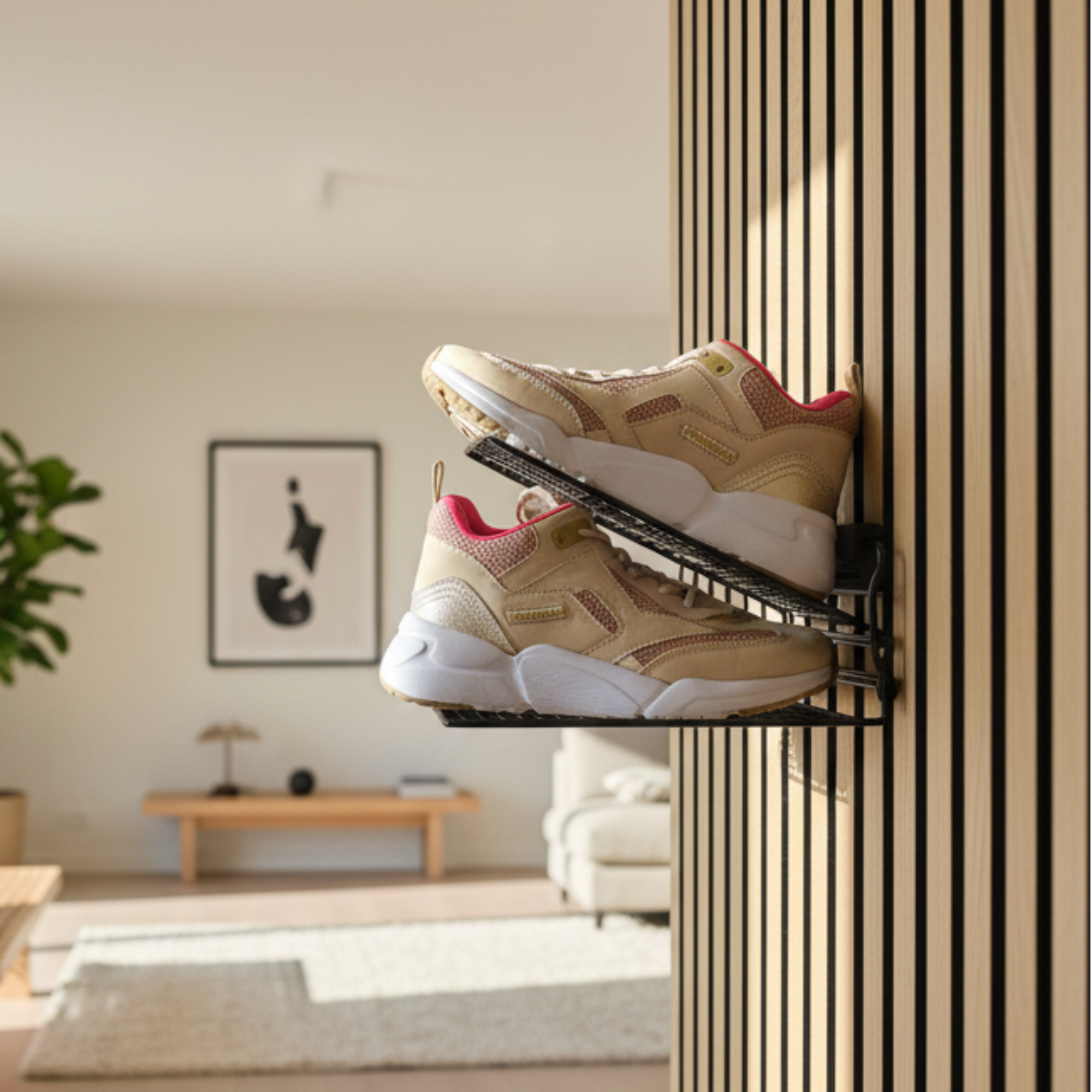 Mount for IKEA SKOSTALL Shoe Organizer - Installation: Wall Clip