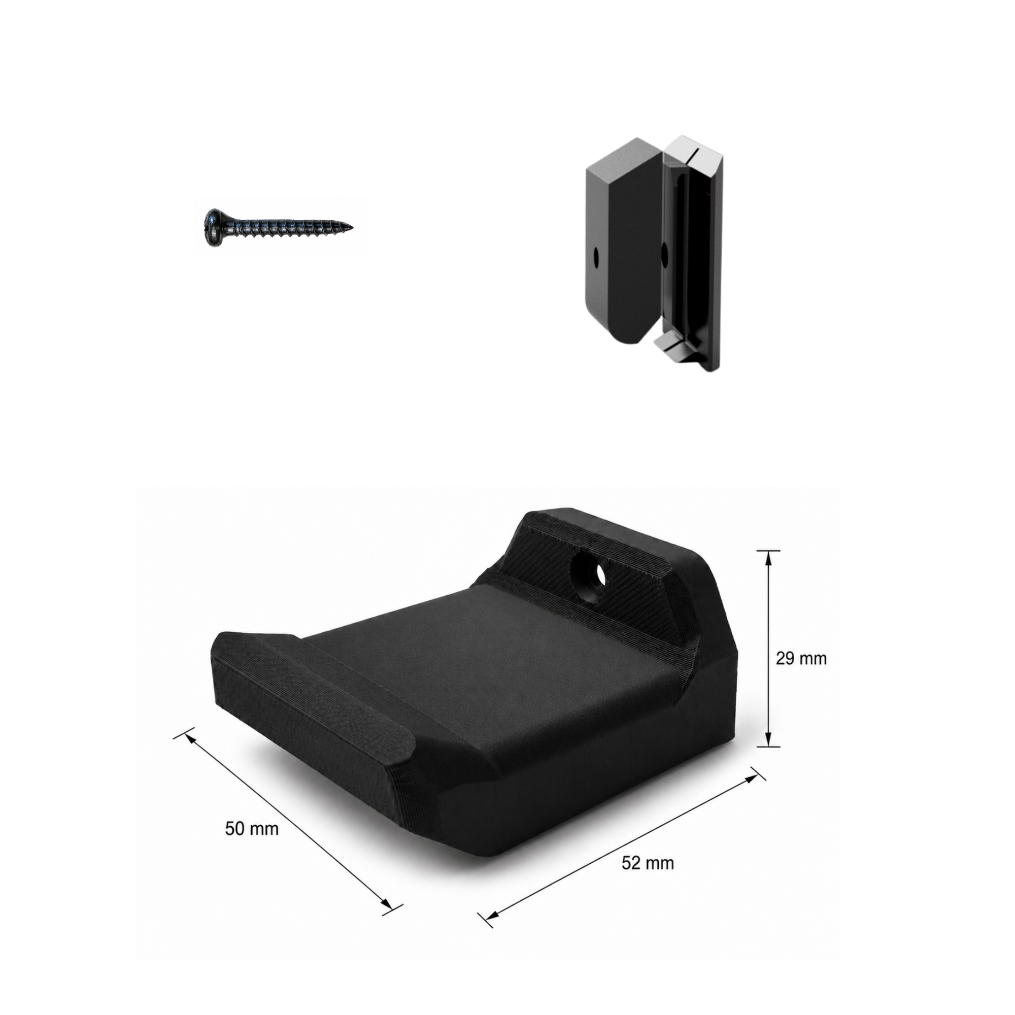 Headphone / Console controller mount - Installation: Wall Clip