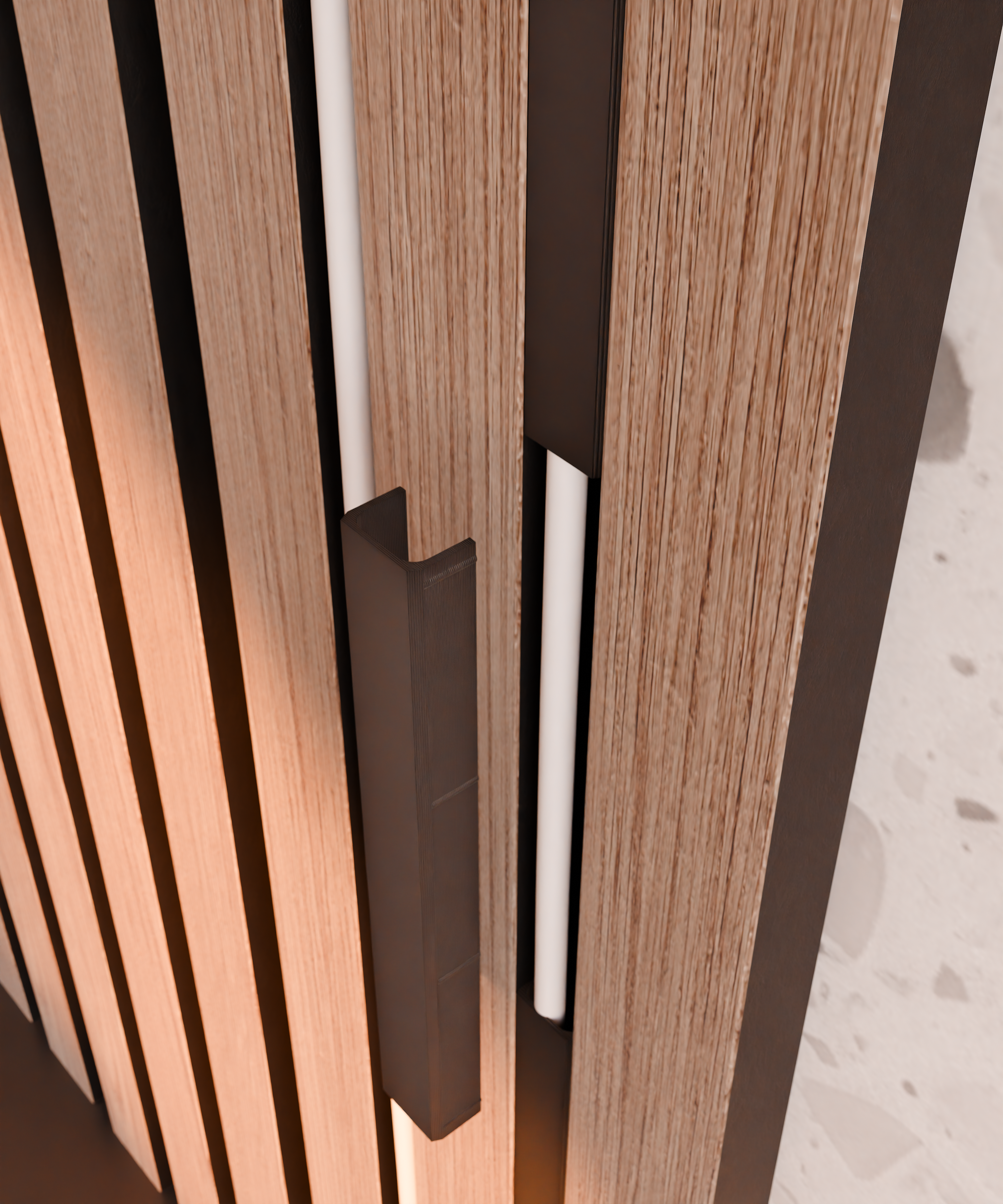 Cable Duct Covers for Acoustic Panels (Push fit)