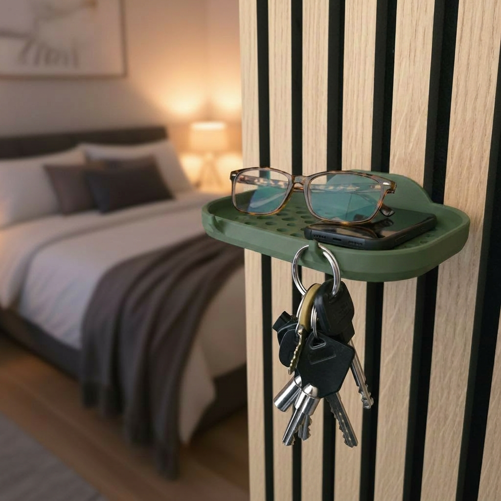 Key Tray - Installation: Wall Clip