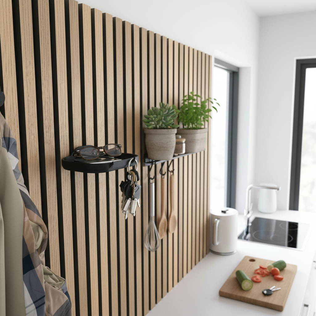 Key Tray - Installation: Wall Clip