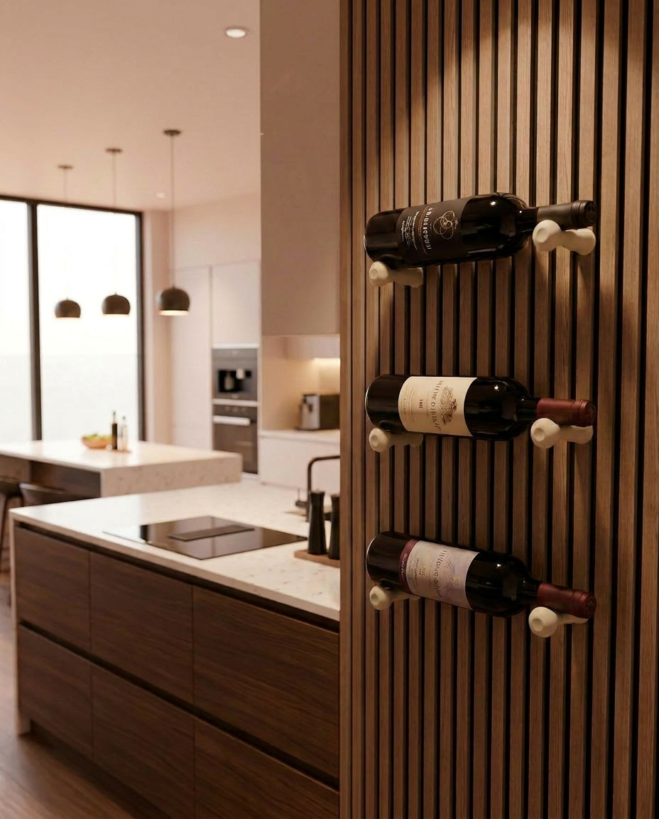 Wine Bottle Rack/Holders – Wine Rack System - Installation: Wall Clip
